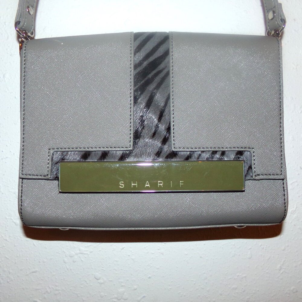 NEW SHARIF GRAY SMALL CROSSBODY BAG